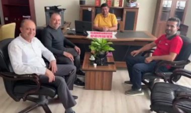 Bahadır Göğüş'e hayırlı olsun ziyareti