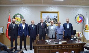 GAZİANTEP MİLLETVEKİLİ KOÇER VE BERABERİNDEKİ HEYET NTB’Yİ ZİYARET ETTİ