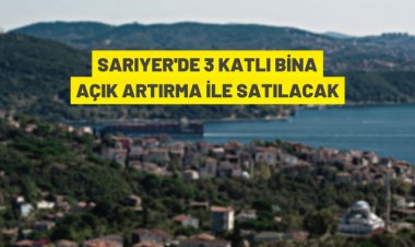 Sarıyer'de villa satış ihalesi
