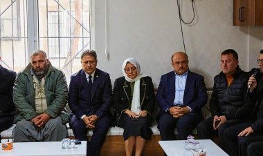 Şehit Öğretmen Ayşenur Alkan'ın Ailesine  Ziyaret