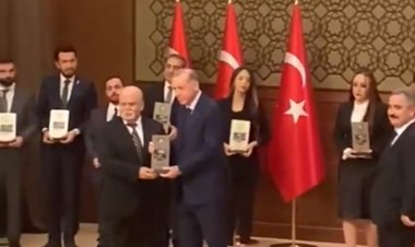 Gaziantep Olay Medya'ya Cumhurbaşkanı Erdoğan'dan Ödül!
