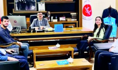 Sağlık Müdürü Çot,  Müftü Özçelik'i Ziyaret Etti