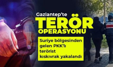 Suriye bölgesinden gelen PKK’lı terörist kıskıvrak yakalandı