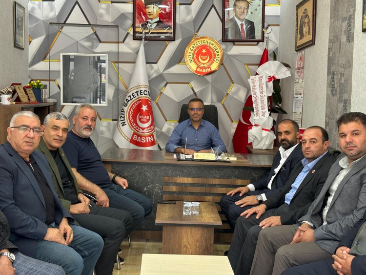 Muhtarlar Derneği’nden Gazeteciler Günü Ziyareti