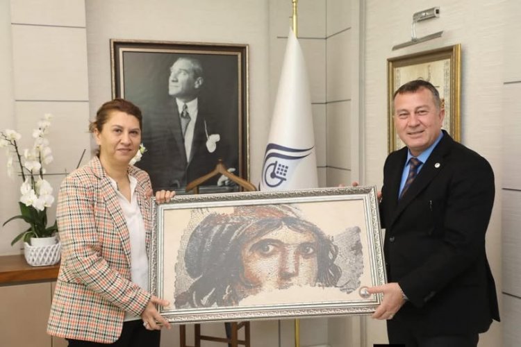 Başkan Ali Doğan’dan GASKİ Genel Müdürü Sevda Usalp’a Hayırlı Olsun Ziyareti