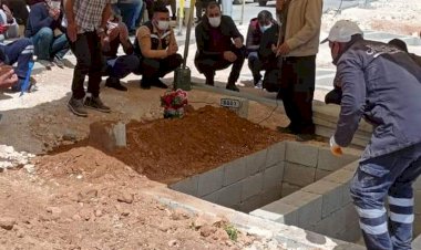 Yeşil Nizip Mezarlığına ilk ferdi defin işlemi başladı.