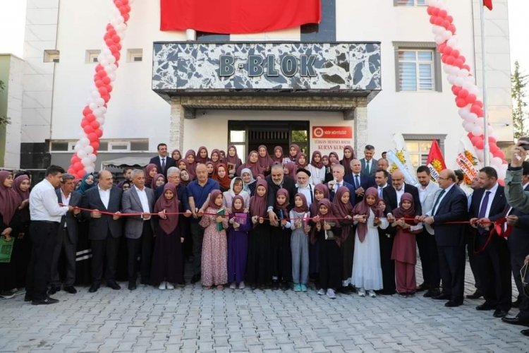 Türkan-Mustafa Bozar Kız Kur'an Kursu törenle açıldı
