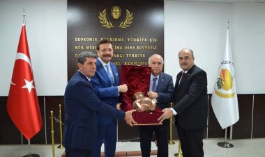 TOBB BAŞKANI HİSARCIKLIOĞLU NTB’Yİ ZİYARET ETTİ