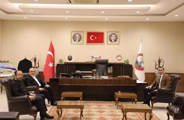G.Antep İŞKUR Müdürü Öztürk'ten, Başkan Sarı'ya nezaket ziyareti