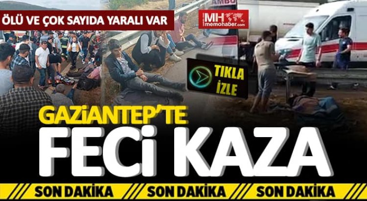 Tarım işçilerini taşıyan minibüs kaza yaptı: Ölü, çok sayıda yaralı var