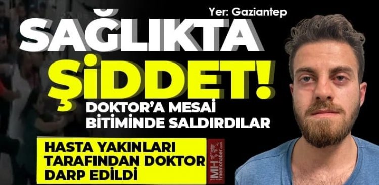 Hastanede darp ettikleri doktoru takip ederek dışarıda da saldırdılar