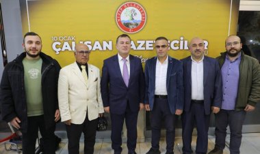 Belediye Başkanı Ali Doğan, gazetecilerle bir araya geldi.