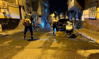 Nizip’te Gece Vardiyası: Belediye Ekipleri Sahadaydı