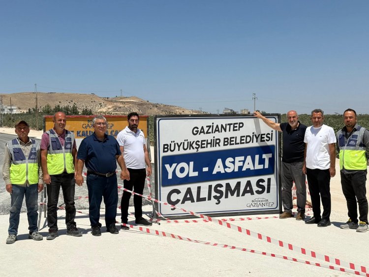 Fıstık Kent TOKİ Bölgesinde Yol ve Asfalt Atağı