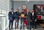 Nizip Gücü Spor’dan Mustafa Özdal’a Ziyaret ve Plaket Takdimi