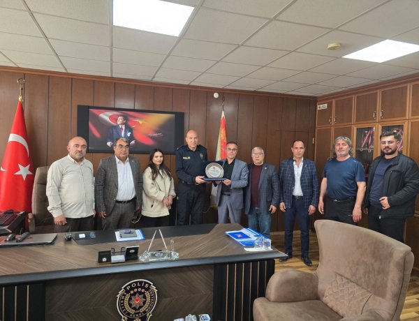 Gazeteciler’den Emniyet Müdürü Fazlım Demir’e ziyaret