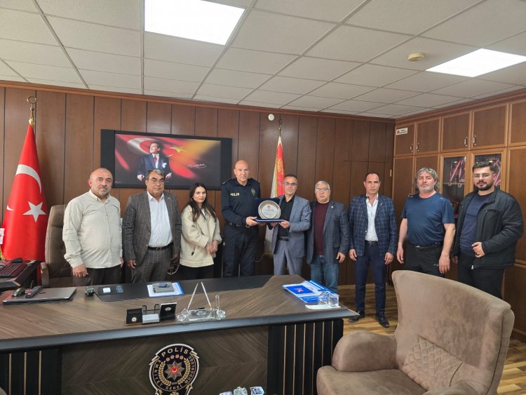 Gazeteciler’den Emniyet Müdürü Fazlım Demir’e ziyaret