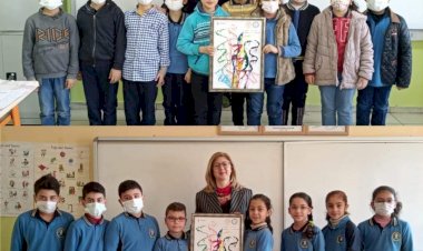 e twinning projesi kapsamında "Hepimiz bir rengiz, Birlikte güzeliz" etkinliği yapıldı