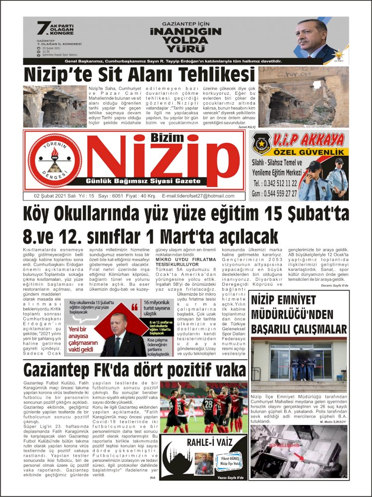 02.02.2020 Bizim Nizip Gazetesi