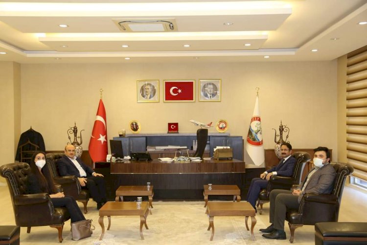 İl Sağlık Müdürü Tiryaki’den Belediye Başkanı Sarı'ya ziyaret