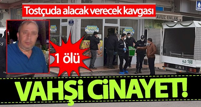 Asayiş  Tostçuda alacak verecek kavgasında kan aktı!