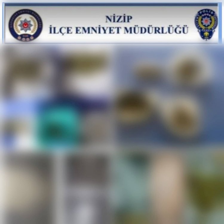 Nizip'te 8 kişide uyuşturucu madde 7 çalıntı motosiklet ele geçirildi