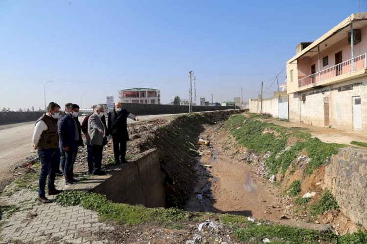 Başkan Sarı sahadaki çalışmaları inceledi 