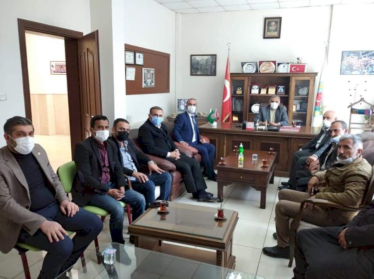 NİZİP MUHTARLAR DERNEĞİ ÜYELERİNDEN ZİRAAT ODASINA ZİYARET ETTİ