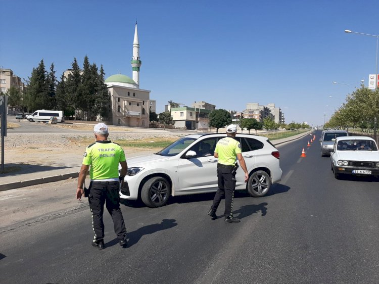 Nizip'te drone ile trafik uygulaması