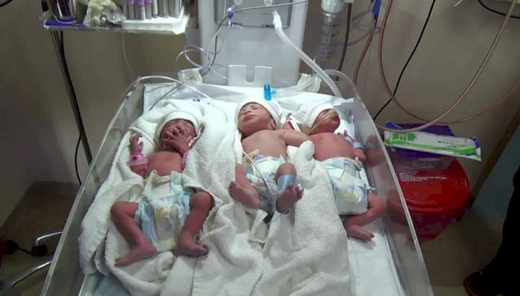 Nizip'te yaşayan Suriyeli ailenin üçüz bebek sevinci